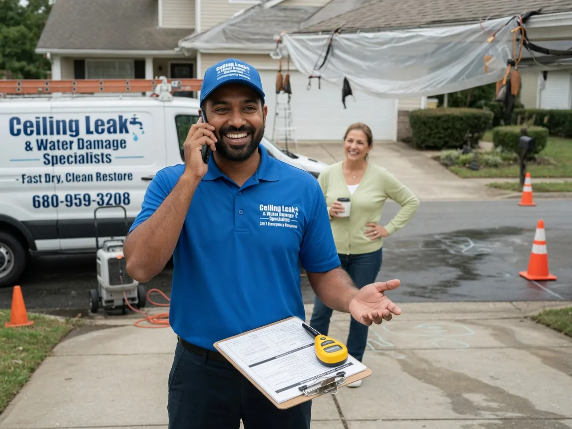 Ceiling Leak Cleanup Excello, MO FAQs
